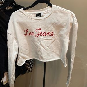 Lee Jeans cropped sweatshirt